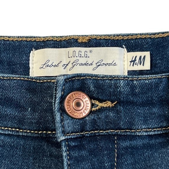 L.O.G.G. H&M Cuffed Jean Shorts Sz. 28 - Picture 3 of 8